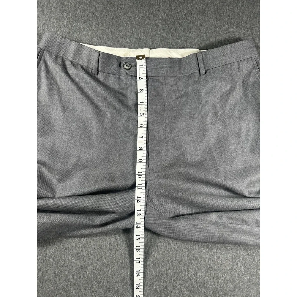Brooks Brothers 1818 Madison Fit Grey 100% Wool Suit Trousers 48L 43W USA MADE